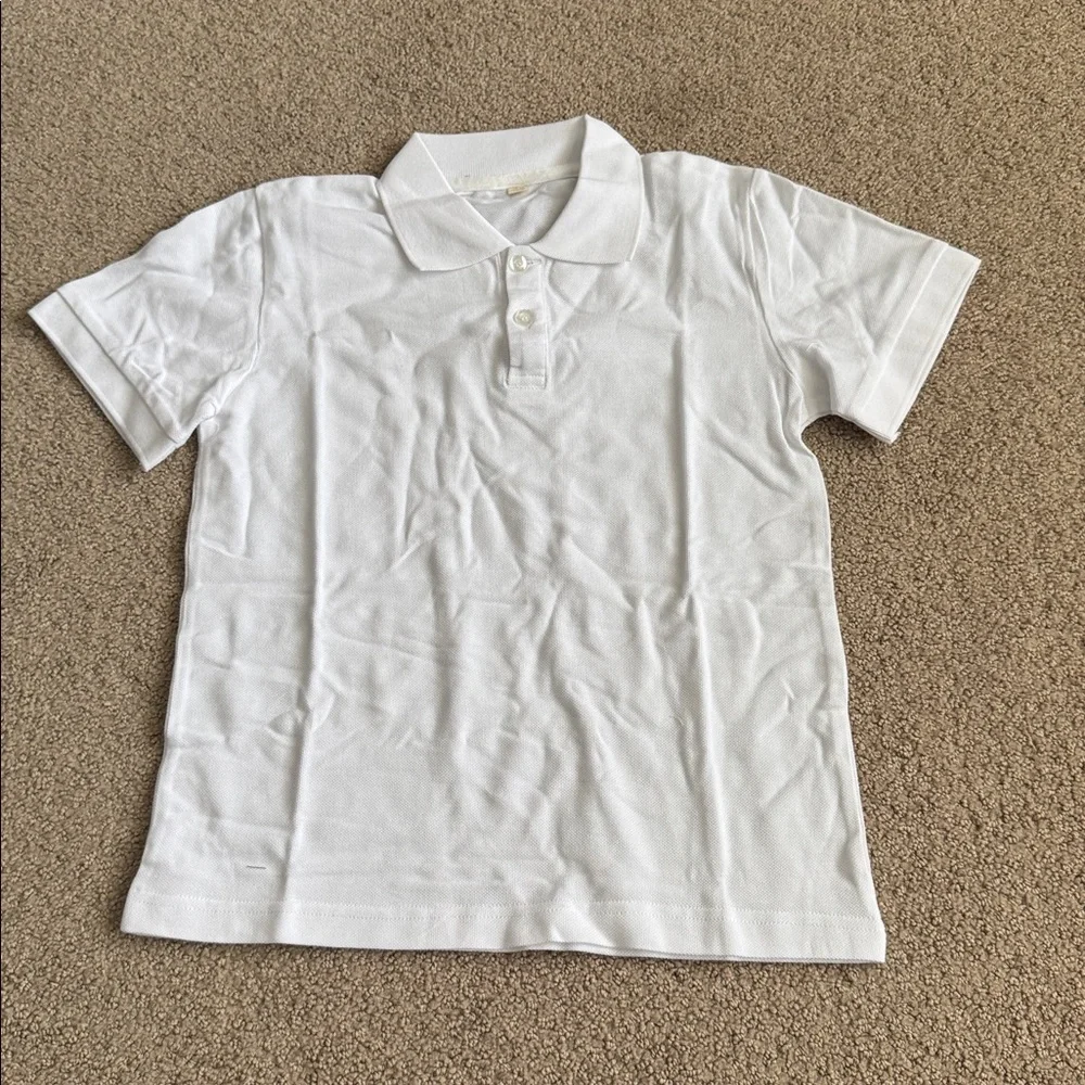 248 NIB Toulite 3 Pcs‎ Short Sleeve Solid Polo Shirt Boys Girls-Size: 130 (8-9Y)